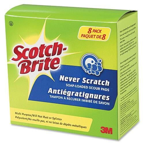 Scotch-Brite Never Scratch Soap Pad NSSP8