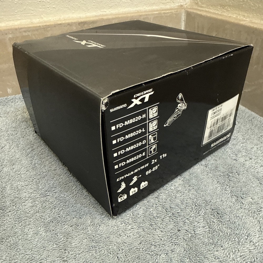 SHIMANO XT FD-M8020-E 2x11 E-Type Side-Swing Front-Pull Front Derailleur[caw]