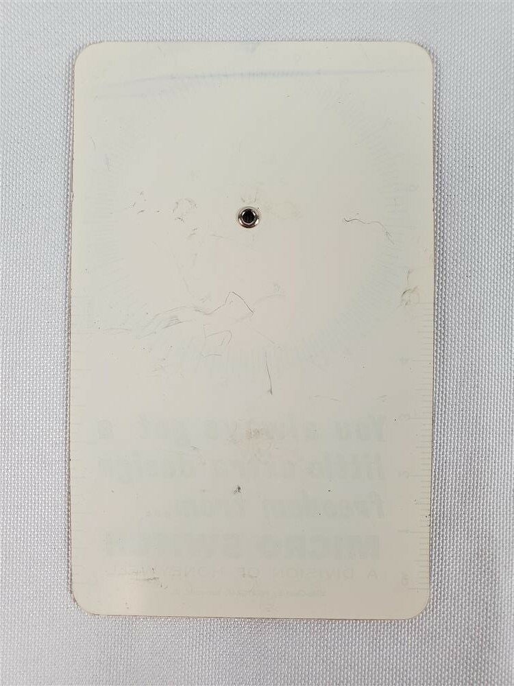 Honeywell Micro Switch Vintage Calculator Multiply / Divide Chart