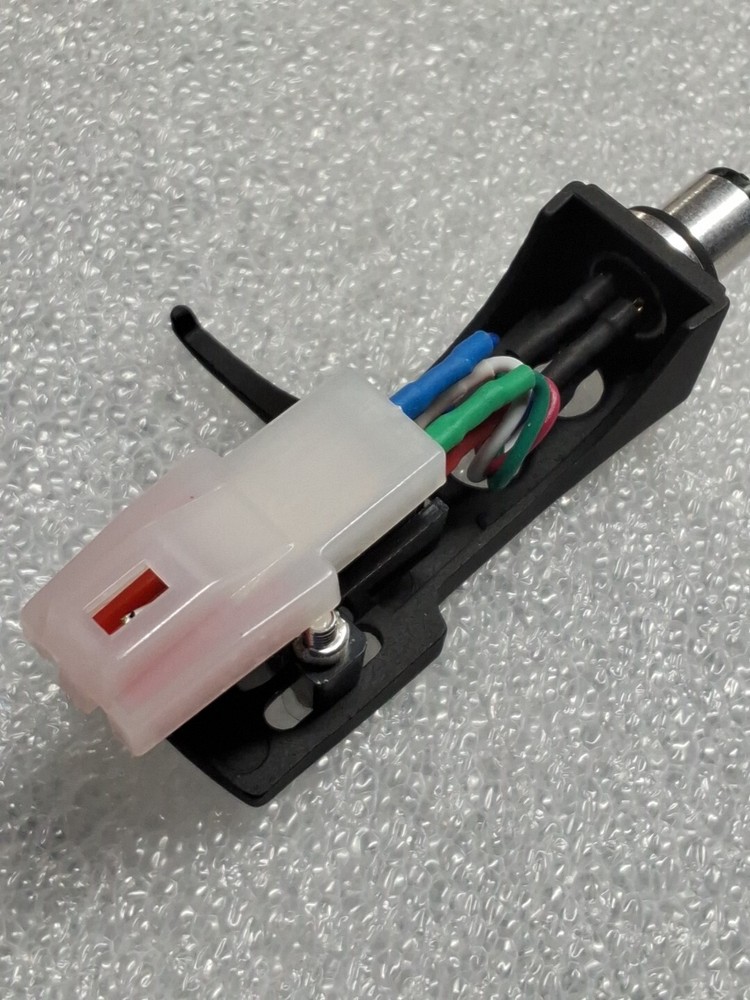 TECHNICS STYLE BLACK Headshell Cartridge COMBO with new Diamond Stylus