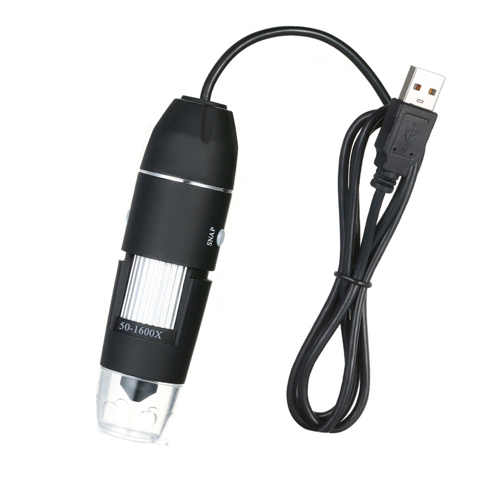 Manual Adjustment 1600X Magnification USB Digital Microscope Magnifier A6P1