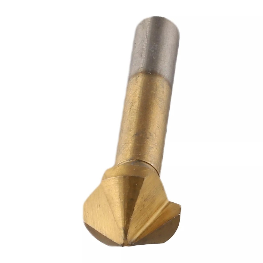 6Pcs 90Degree HSS Chamfer Cutter Bit Chamfering Countersink Drill Bits Accessory