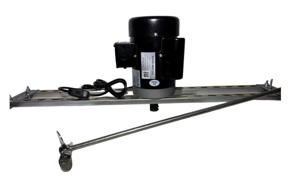 IBC Tote Mixer Agitator 1/2 HP Single Phase Direct Drive