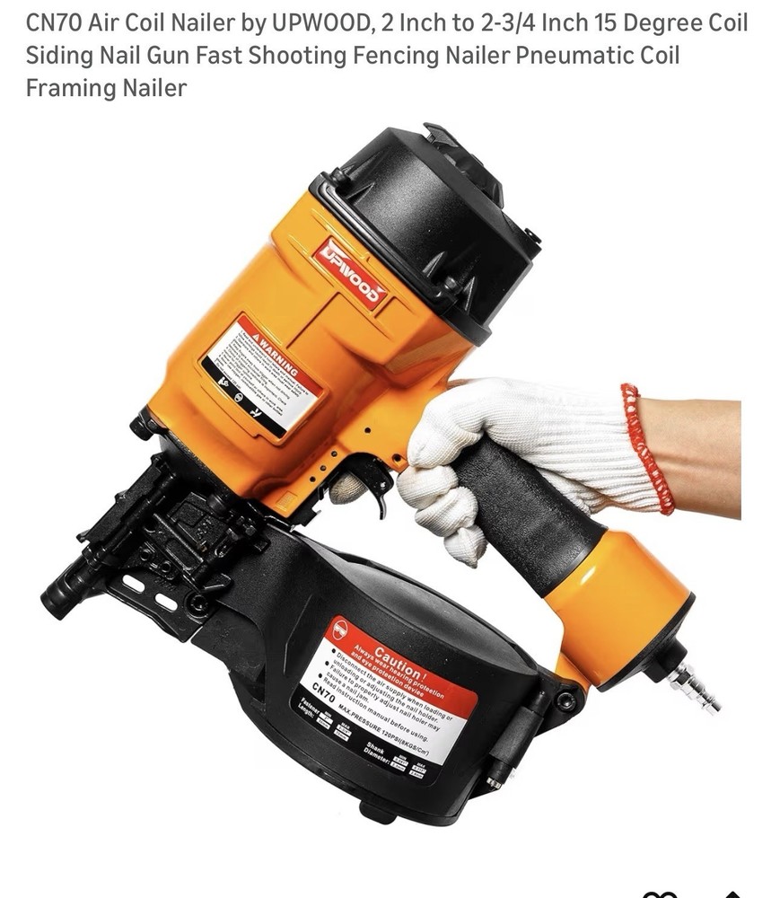 Upwood CN70 Coil Nailer