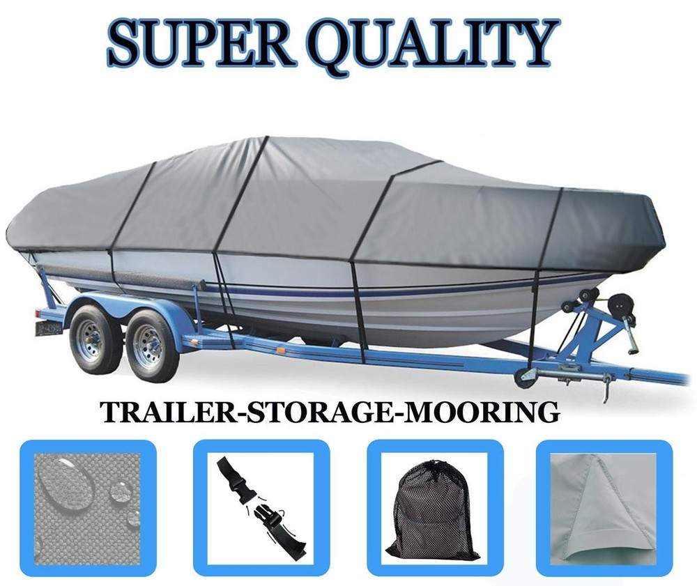GREY BOAT COVER FOR LOWE 165 1993