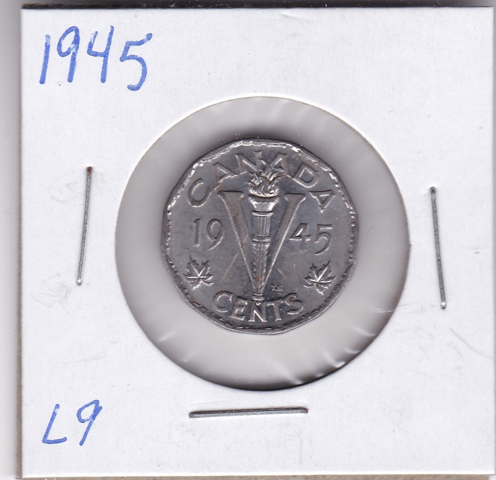 1945 Canada 5 Cents L9