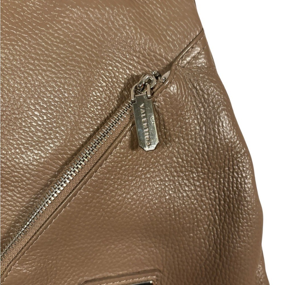 Valentina Women's Tan leather Backpack
