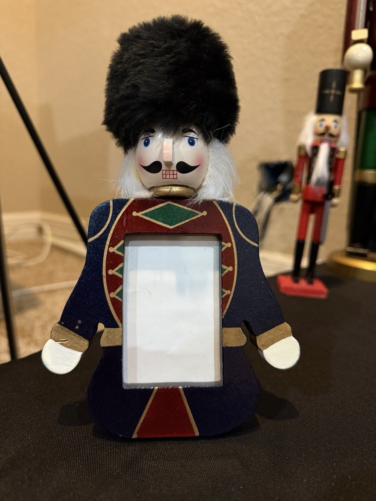 Lot Wood Nutcracker Christmas Decor Set Large Medium Small Holiday Display