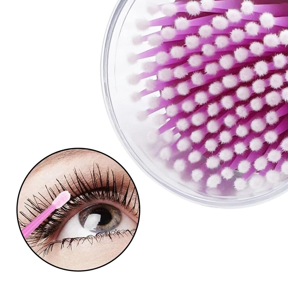 100pcs Dental Micro Applicator Brush Tips Disposable Bendable Sticks Cleaning