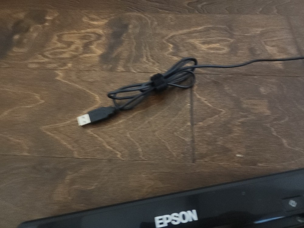 Epson WorkForce DS-30 Portable Scanner Black USB Connection Cable Works