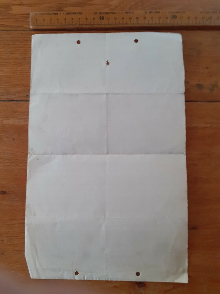 1910 letter detailed estimate for work