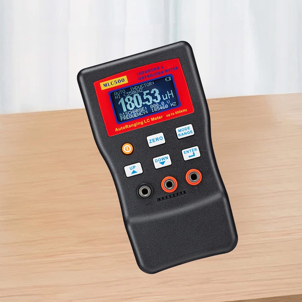 MLC500 Digital LCR Meter Auto-Range Capacitance Inductance Tester Portable Pro