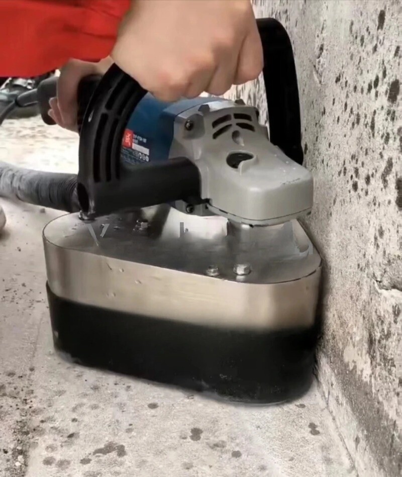 Handheld Three Head Dust-free Grinding Machine Concrete Floor Renovation Putty