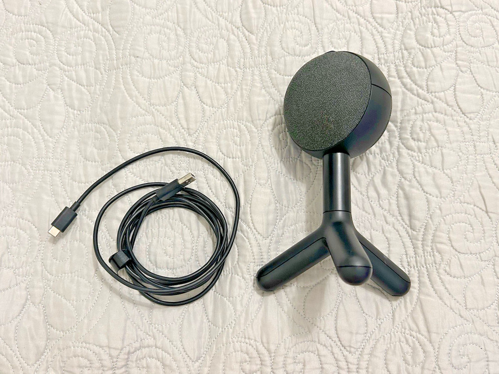 Logitech Yeti Orb USB Condenser Microphone w/ Stand & USB-C Cable Working Tested