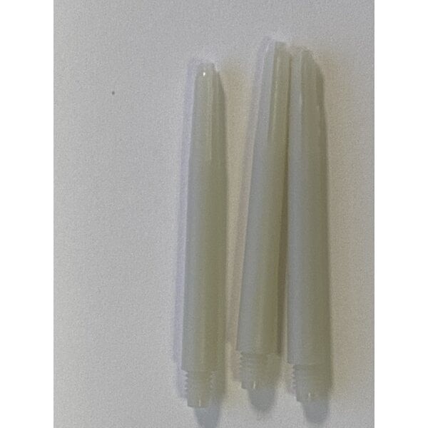 Nylon Medium Dart Shafts Natural - 5 Sets