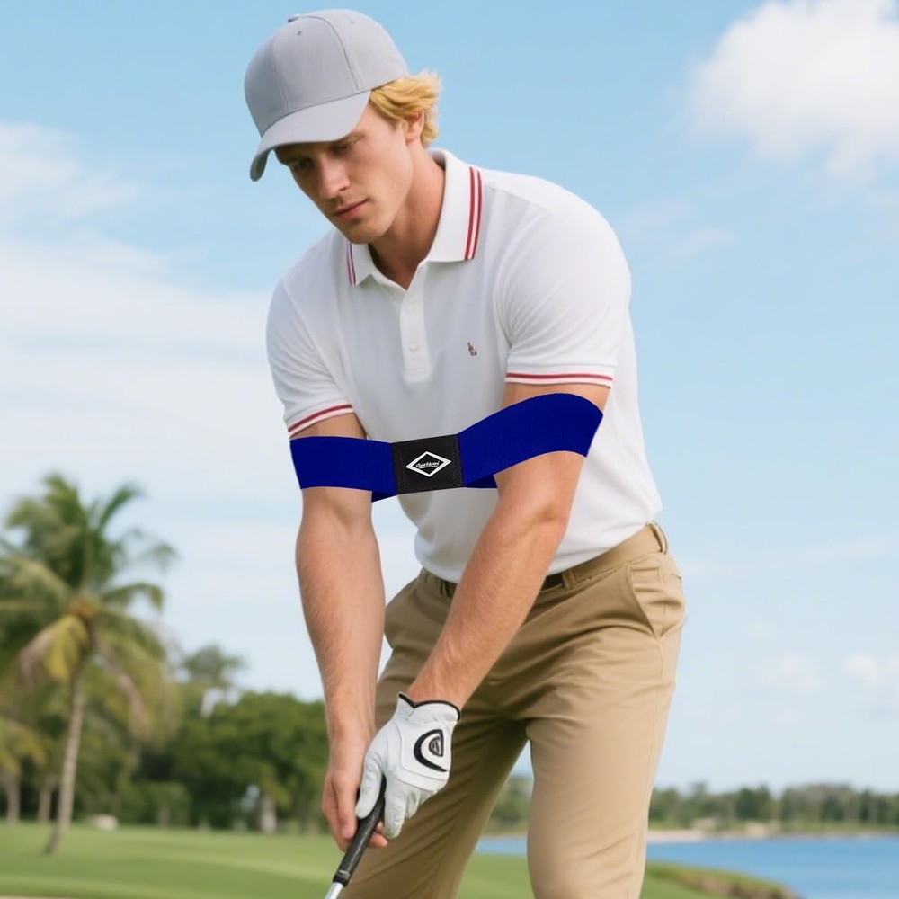 Golf Swing Training Band Wrist Brace Practice Alignment Aid Tool