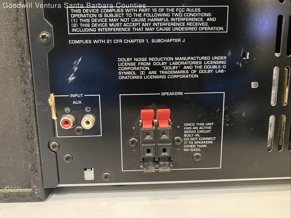 Yamaha Mini Component System GX-50 - Read