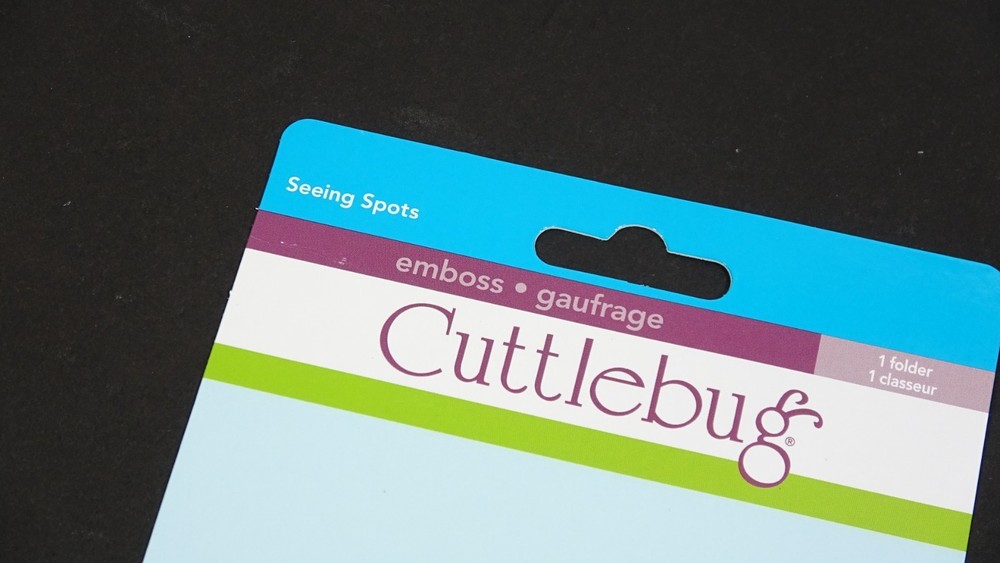2009 Cuttlebug Embossing Folder Seeing Spots 2000218