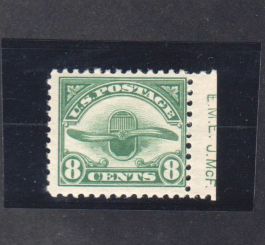 US SCOTT # C4 AIRMAIL INITIALS IN MARGIN SCARCE MINT OG H H1913