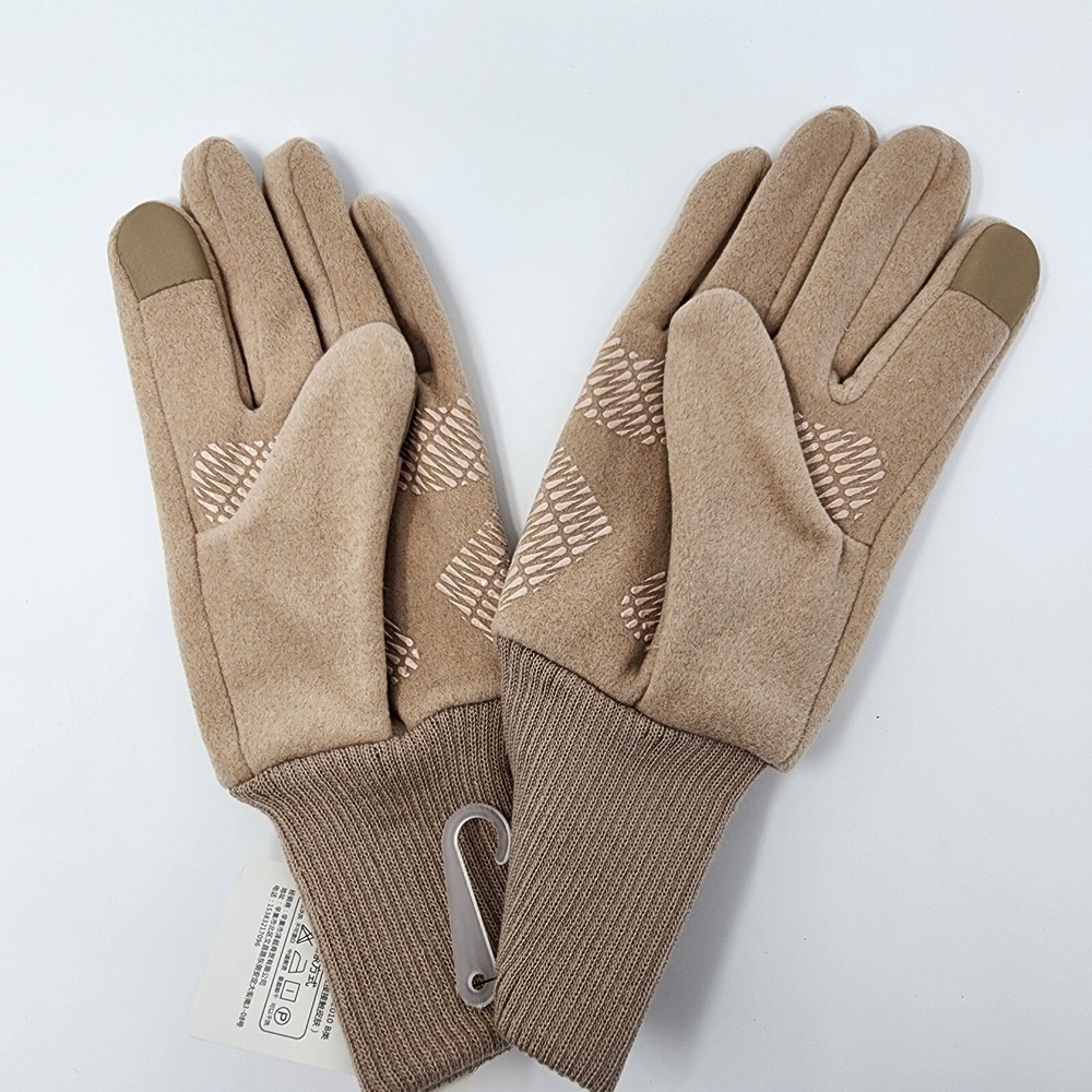 New Zechao Womens Warm Winter Soft Sueded Polyester Fully Lined Gloves TouchTech