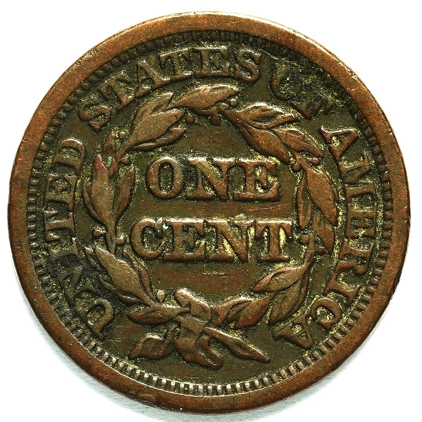 1847 Braided Hair Copper Large Cent
