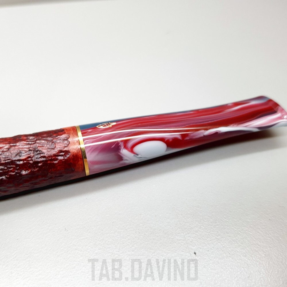 Savinelli Pipe Vigna Rusticated Bordeaux 128 9Mm Made In Italy