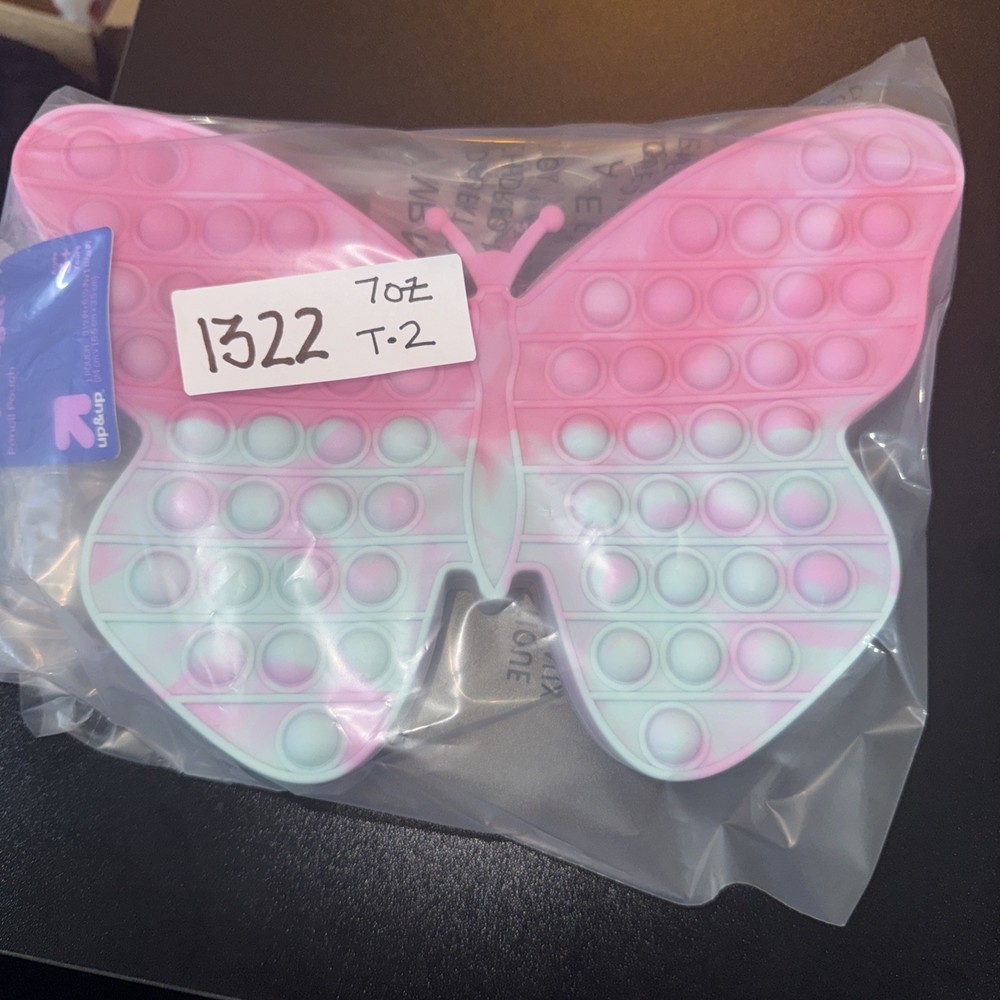 Up&Up Butterfly Bubble Pop Pencil Pouch