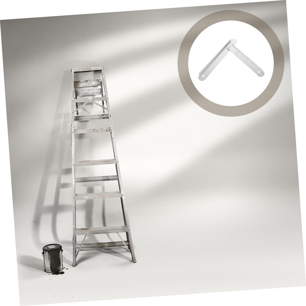 2 PCS Step Ladder Hinges Replacement Kit Tie Rods Attic Accessories