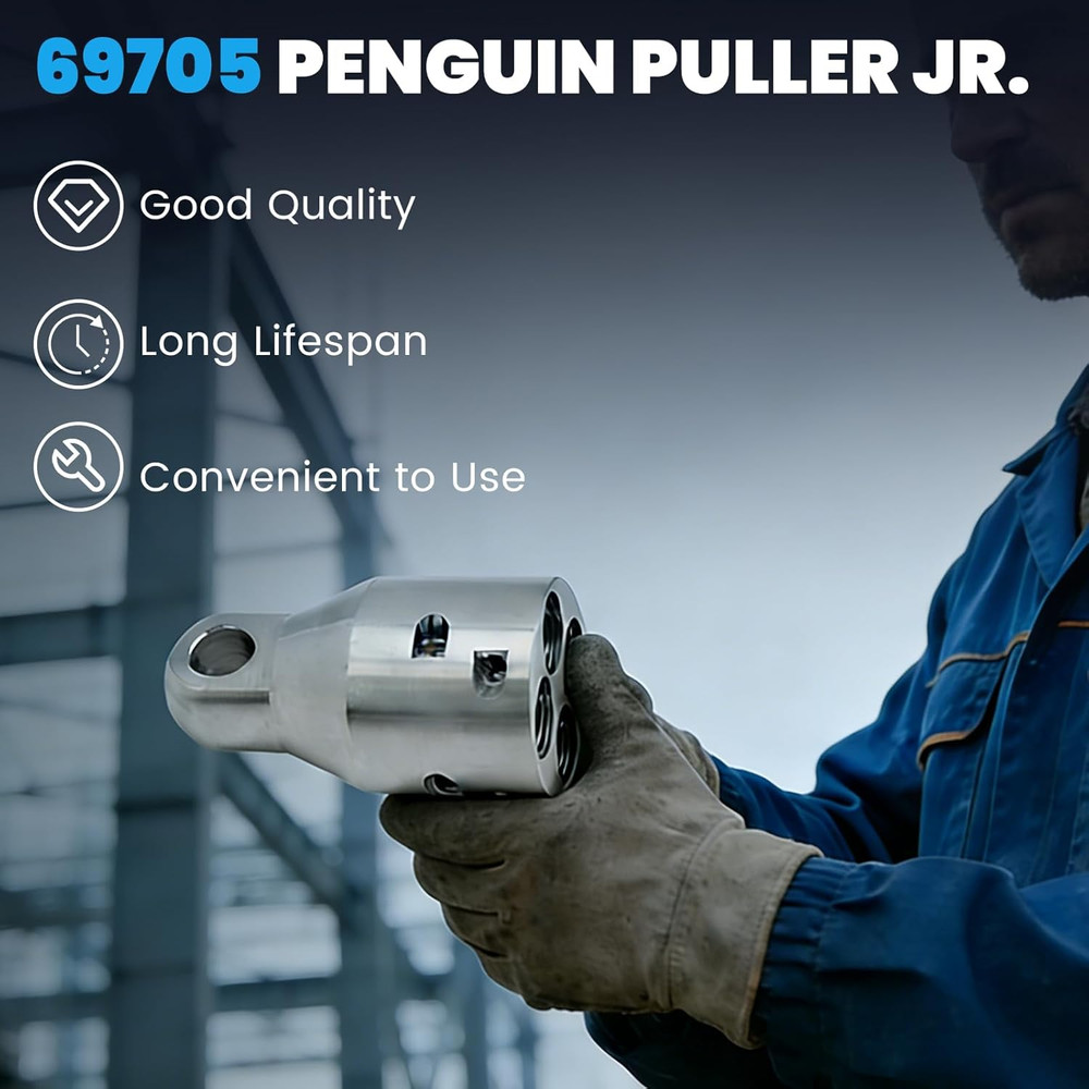 69705 Penguin Puller Jr. Wire Pulling Attachment Electrical Cable Pulling Tool H