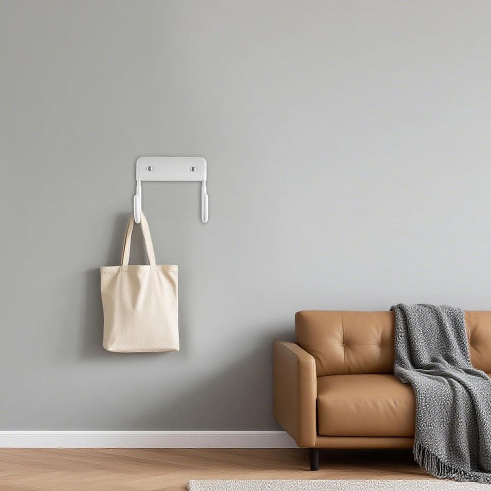 Ironing Board Holder, Sturdy and Space-Saving Small, White