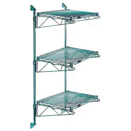QUANTUM STORAGE SYSTEMS WC54-CB1472P Wire Cantilever, 14 in Overall Depth