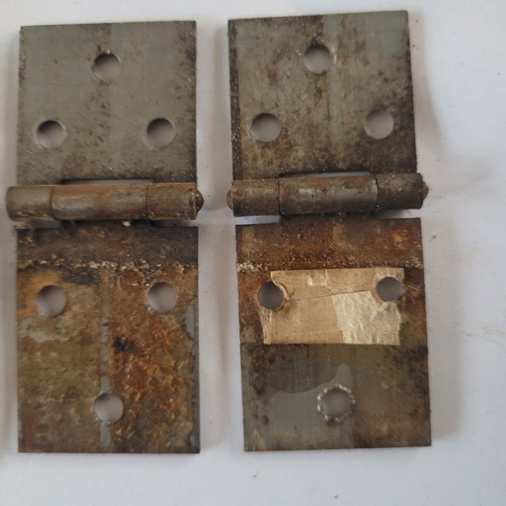 8 Matching Antique Reclaimed Hinges off a Drop Leaf Table