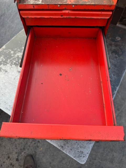 Vintage MAC Tools 5 Drawer Mini Side Hanging Caddy Toolbox Box