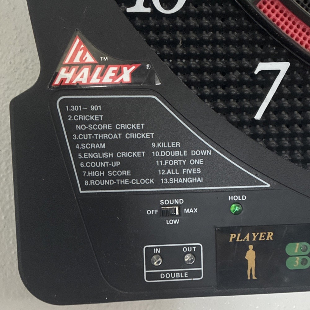 Halex Electronic Dart Board with Soft Tip Darts and Extra Tips