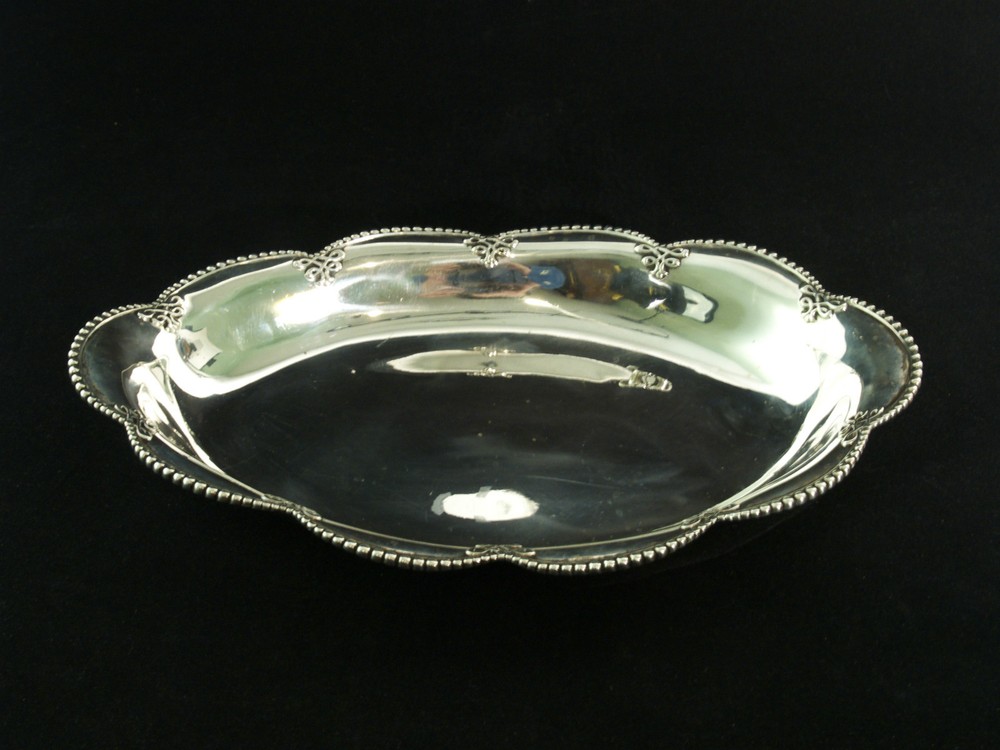 Antique Tiffany & Co Sterling Silver Oval Dish - Bowl