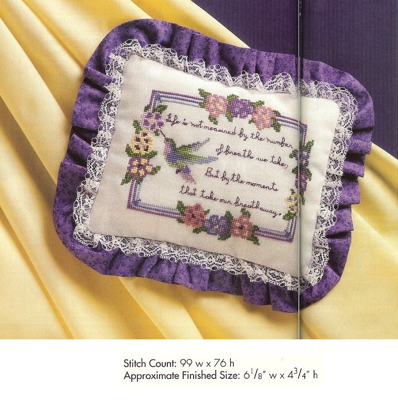 LIFE IS MEASURED -  CROSS STITCH PATTERN ONLY HM - RYU