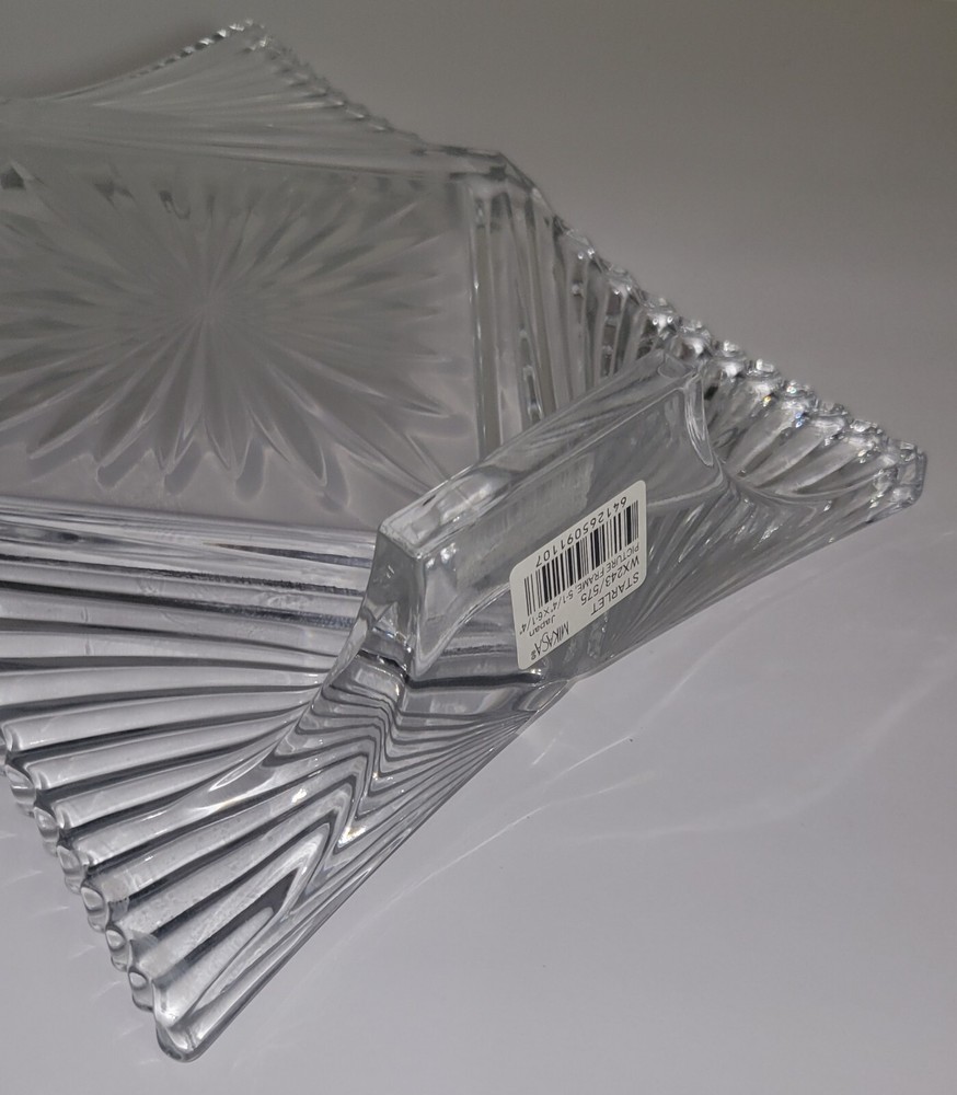 Crystal Starburst Glass Frame 5 X 7"