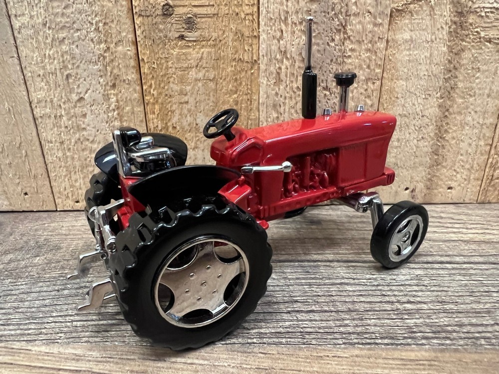 Tractor Metal Desk Clock 4" x 2.5"