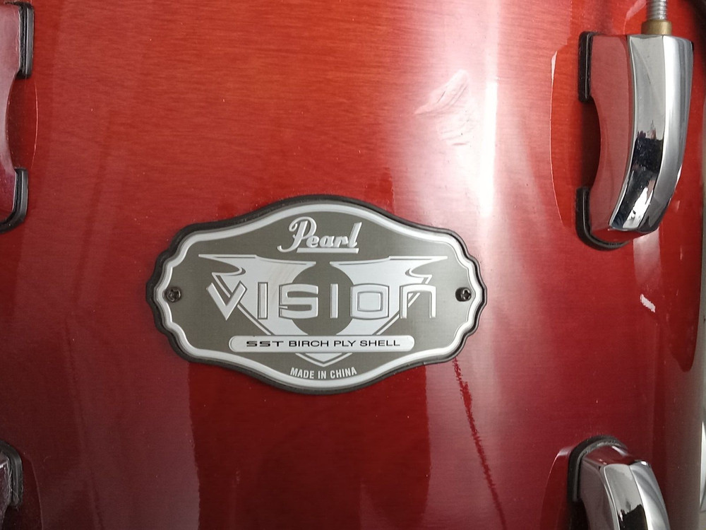 PEARL VISION BIRCH 12" RUBY FADE TOM DRUM for your set