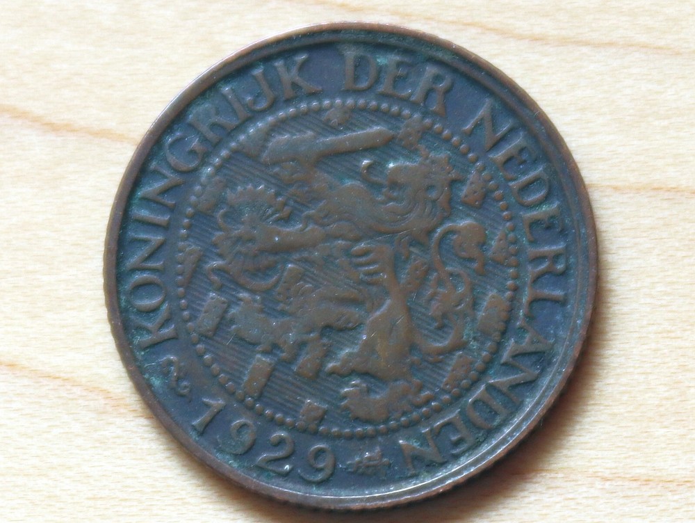 1929 Netherlands 1 Cent