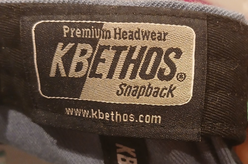 KBETHOS BROOKLYN BASEBALL STYLE ADJUSTABLE STRAPBACK HAT GRAY/Green