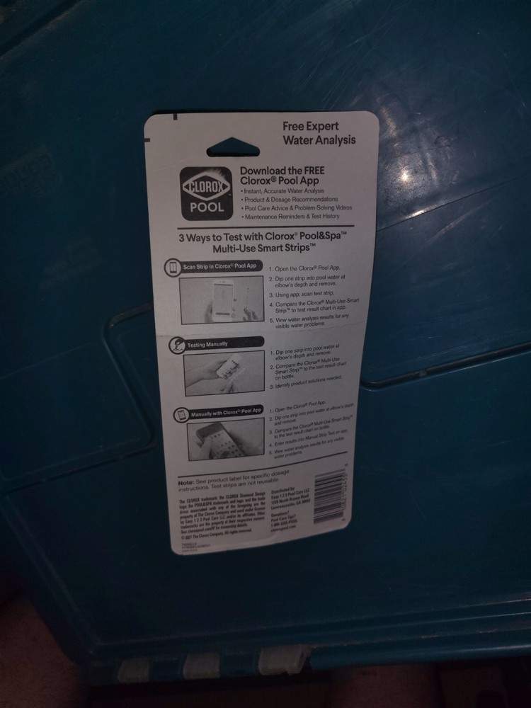 Clorox Pool & Spa 30 Multi-Use Smart STRIPS - Test Anytime, Anywhere Solutions