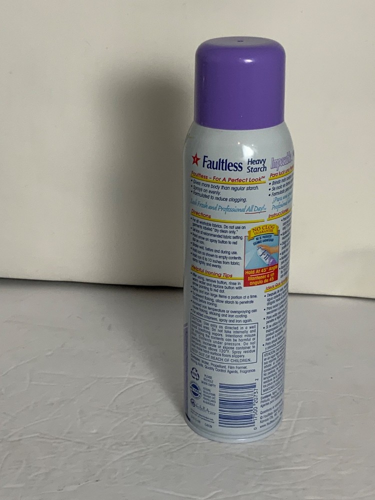 Faultless - Heavy Starch Spray NEW
