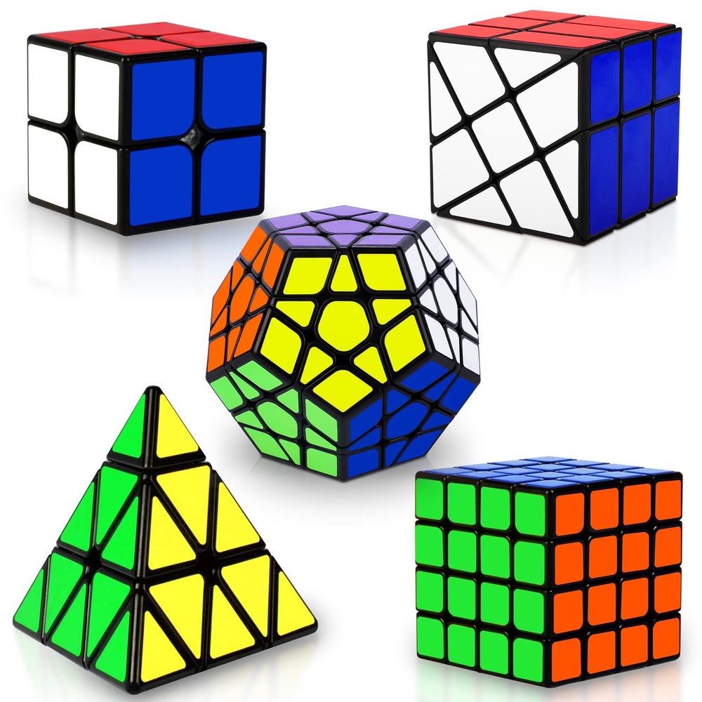 Speed Cube Set, Puzzle Cube, Magic Cube 2x2 4x4 Pyraminx Pyramid Megaminx Fen...