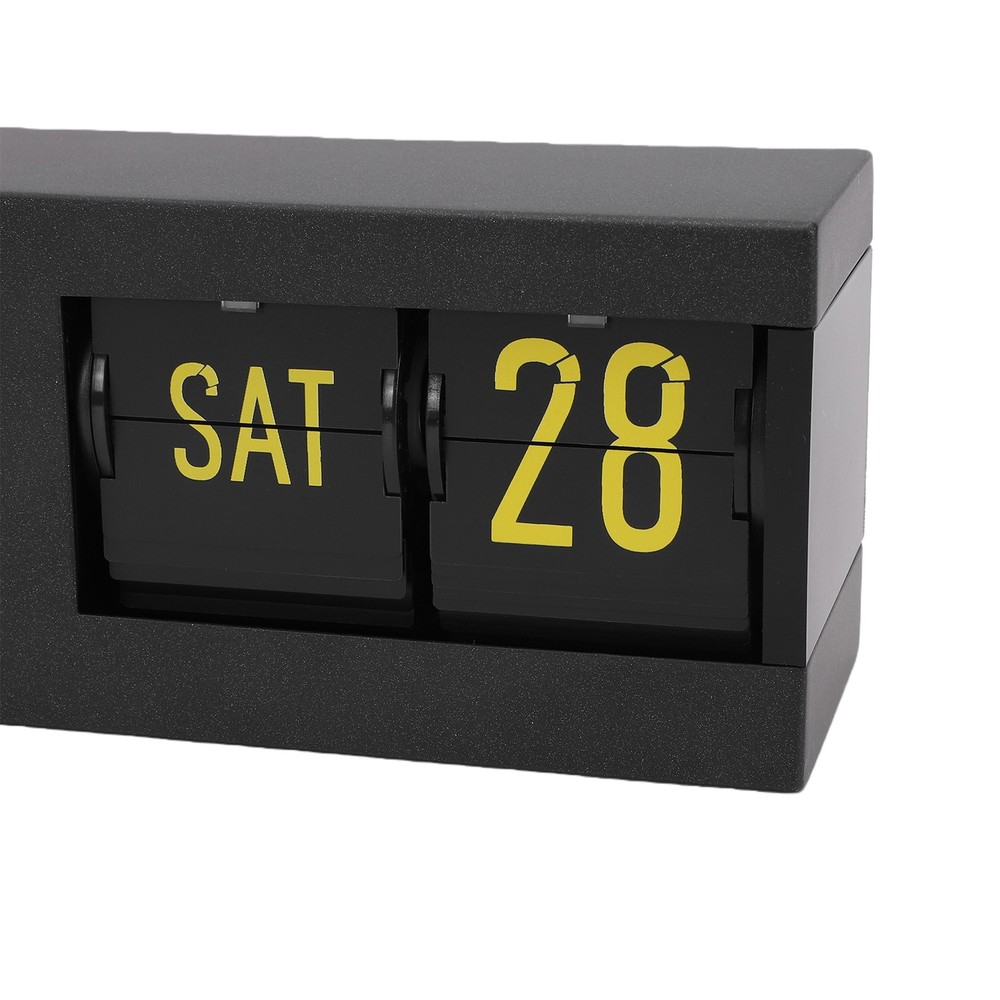 Automatic Calendar Flip Clock With LED Display For Home Office Decor