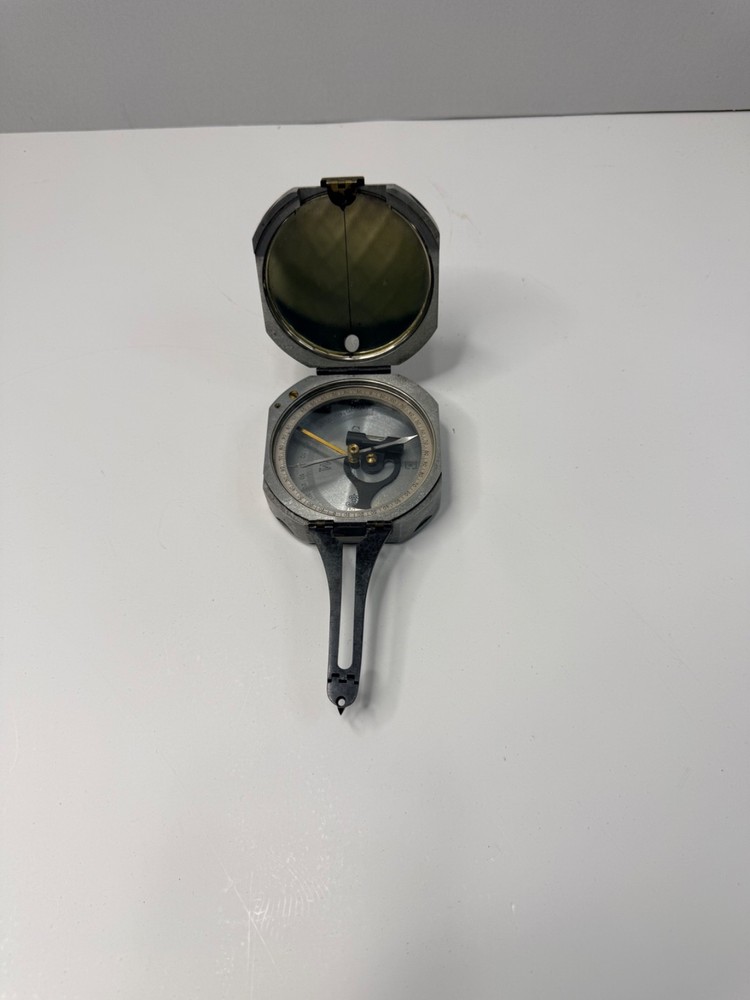 Keuffel & Esser K&E Pocket Transit Compass Clinometer Mirror — Working