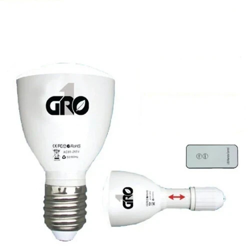 Grow1 Green LED Light Bulb w/ Remote