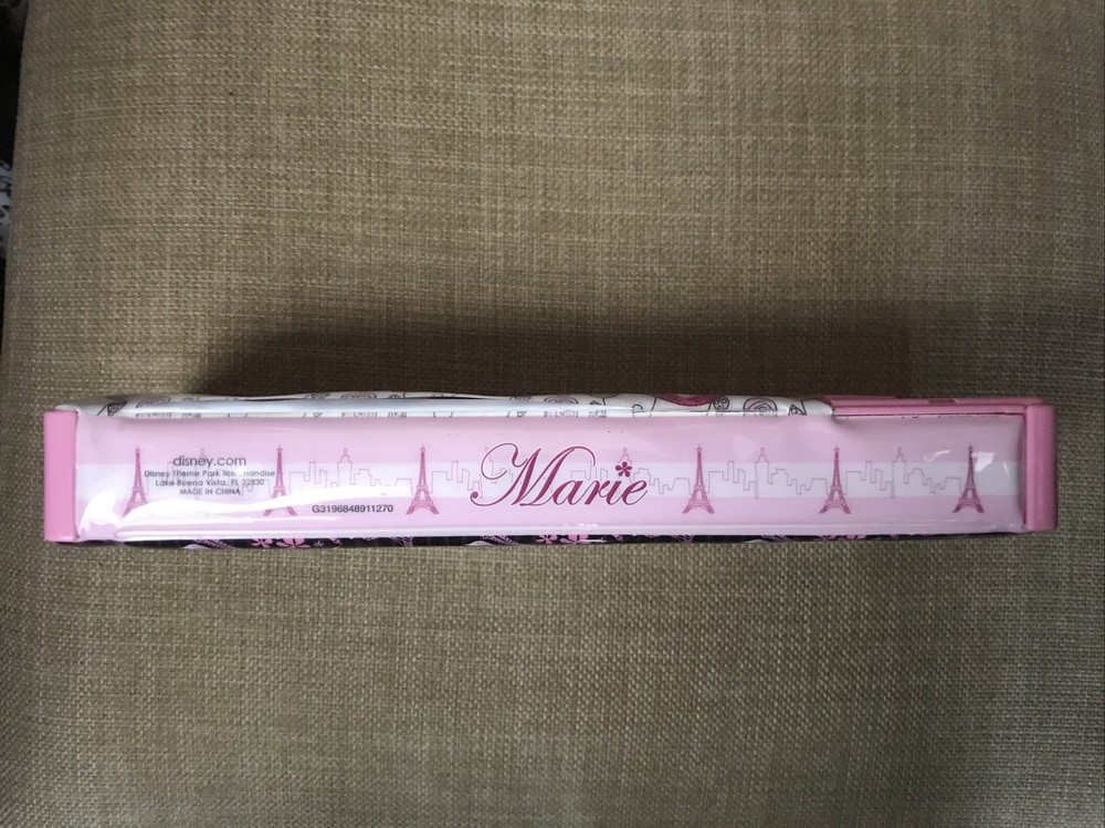 Disney Aristocats Marie Pull Out Compartment Pencil Case Box RARE
