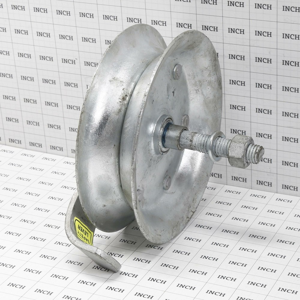 7" Diameter Rolling Gate Pipe Track Roller Fits 1 5/8" Track