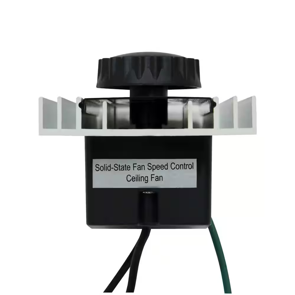 120-Volt 8 Amp Solid State Variable Adjustable Precision Fan Speed Controller